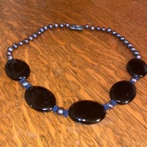 Vintage beaded necklace PM 1721